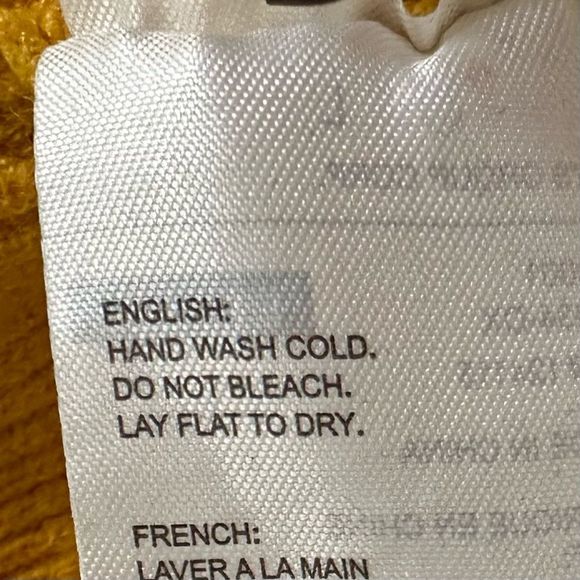 Elodie Women Long sleeves Knit Pullover Sweater Mustard Yellow - Picture 9 of 9